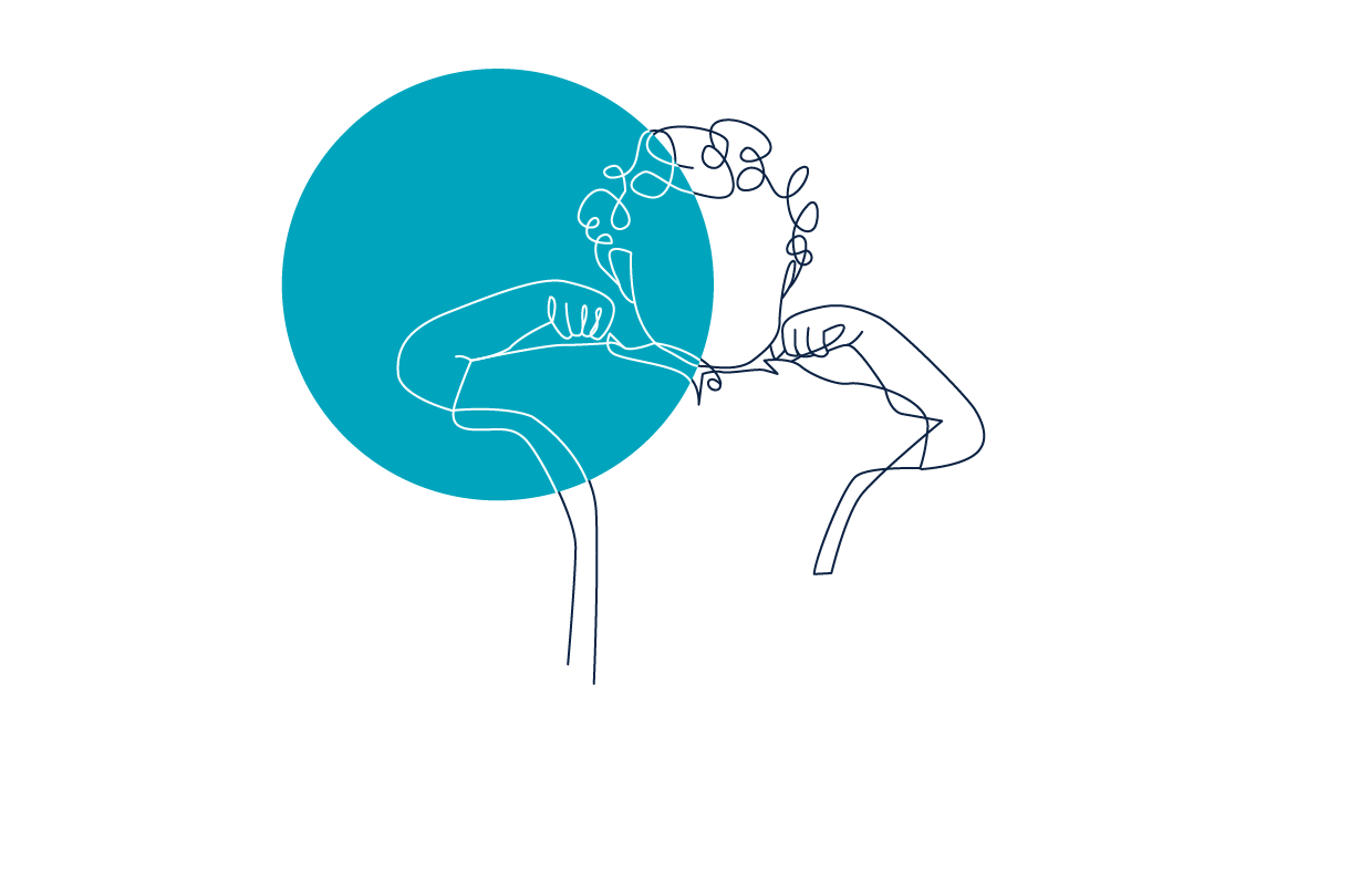 Decorative illustration of a child