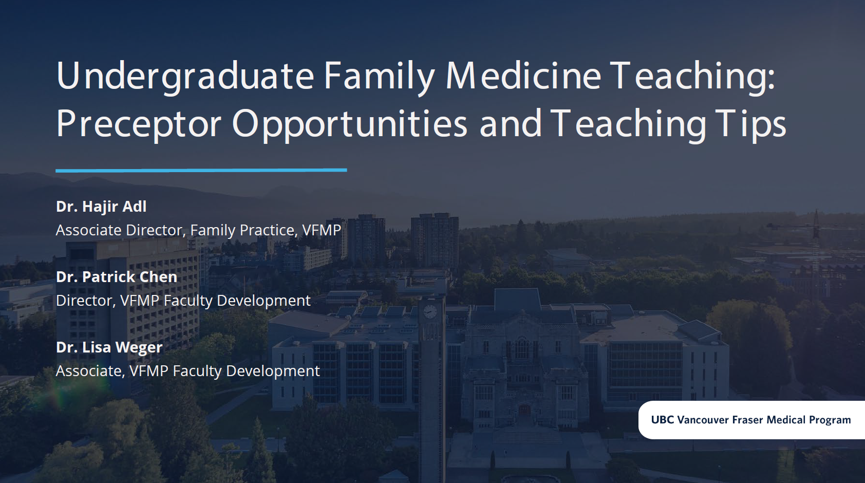 Preceptor Opportunities and Teaching Tips