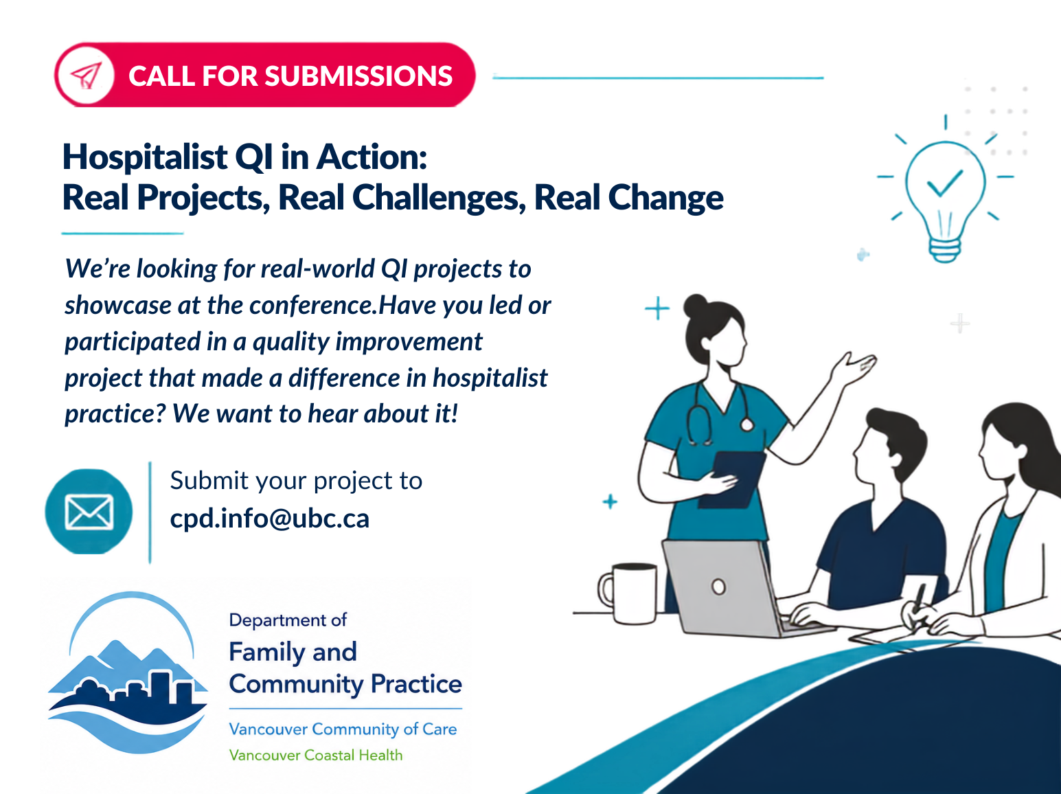 Western Hospitalist Call for Submissions QI Project 