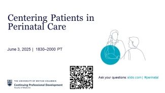 Image with webinar title and a line drawing of two people