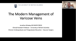 Varicose veins - modern management by Dr. Jonathan Misskey