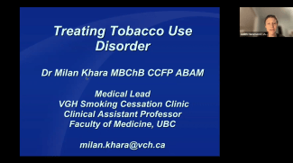 Treating Tobacco Use Disorder by Dr. Milan Khara